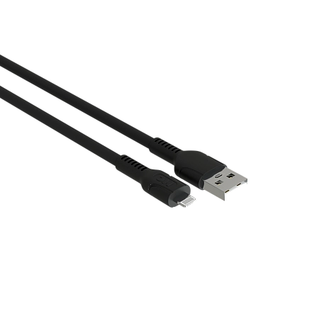 Дата-кабель USB 2.4A для Lightning 8-pin More choice K65i ПВХ 1м