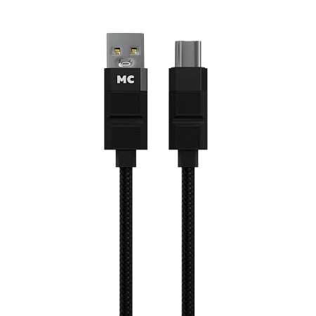 Дата-кабель USB 3.0A для Type-C More choice K87a нейлон 1м