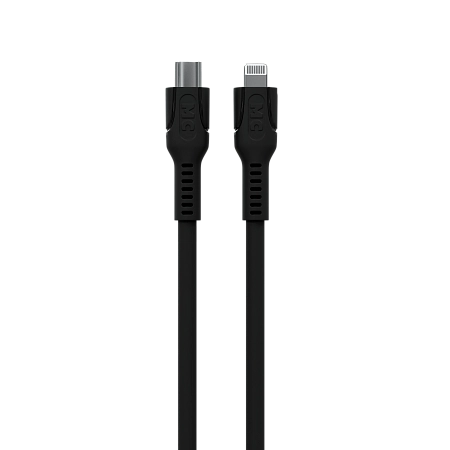 Дата-кабель USB 3.0A PD 27W для Lightning 8-pin Type-C More choice K65ia ПВХ 1м