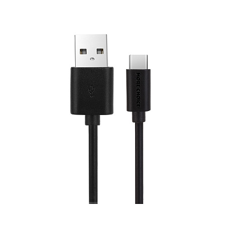 Дата-кабель USB 2.4A для Type-C More choice K13a TPE 1м