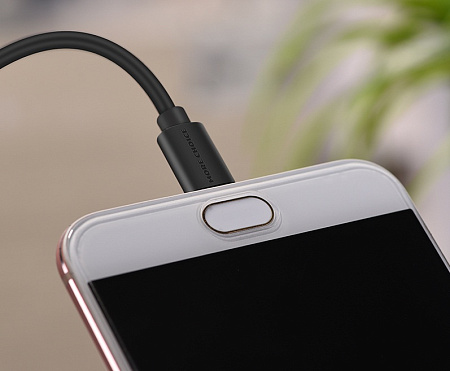 Дата-кабель USB 2.1A для micro USB More choice K13m TPE 1м