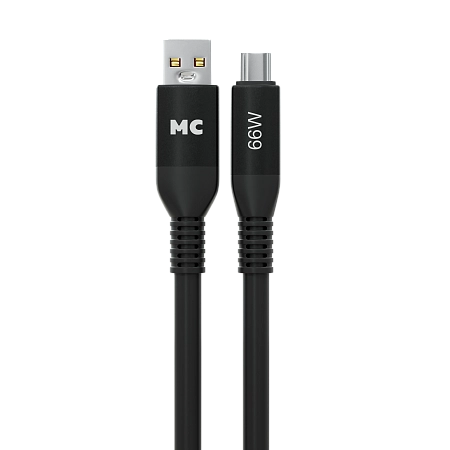 Дата-кабель USB 6.0A QC3.0 66W для Type-C More choice K83a силикон 1м