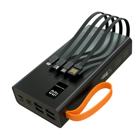 Внешний аккумулятор 30000mAh 2USB 2.1A More choice PB22-30 с кабелем