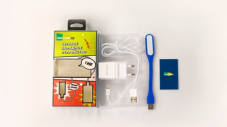 СЗУ 1USB 1.0A для Lightning 8-pin More choice NC33i