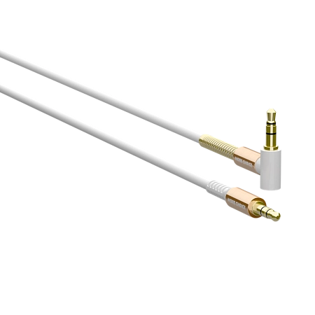 Аудиокабель AUX 3.5mm угловой 1.0м More choice UK11