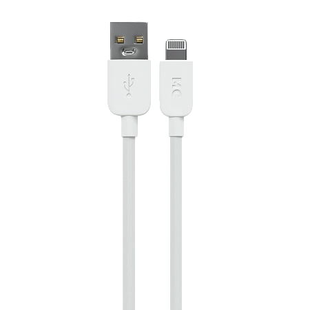 Дата-кабель USB 2.4A для Lightning 8-pin More choice K85i ПВХ 1м