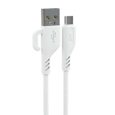 Дата-кабель USB 2.4A для micro USB More choice K81m ПВХ 1м