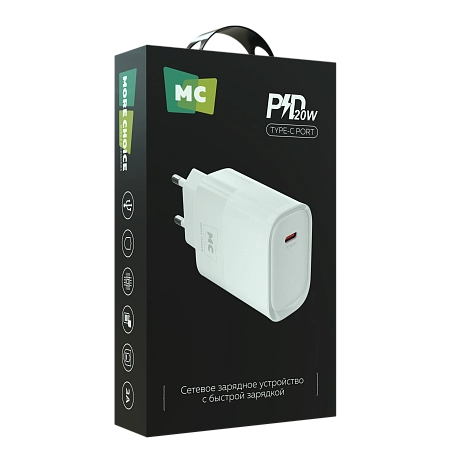 СЗУ 1Type-C 3.0A PD 20W быстрая зарядка More Choice NC67