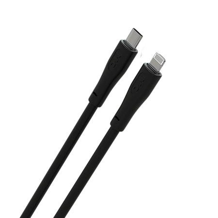 Дата-кабель USB 3.0A PD 27W для Lightning 8-pin Type-C More choice K60ia ПВХ 1м