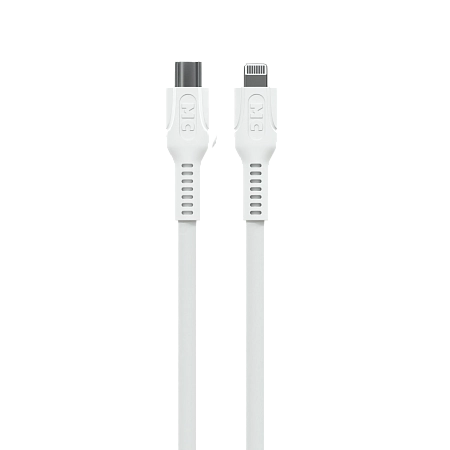 Дата-кабель USB 3.0A PD 27W для Lightning 8-pin Type-C More choice K65ia ПВХ 1м