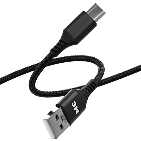 Дата-кабель USB 3.0A для Type-C More choice K69a нейлон 1м
