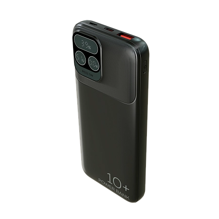 Внешний аккумулятор 10000mAh 1USB 3.0A 22.5W PD More choice PB55-10 с кабелем