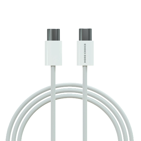 Дата-кабель USB 3.0A PD 60W для Type-C Type-C More choice K75a нейлон 2м