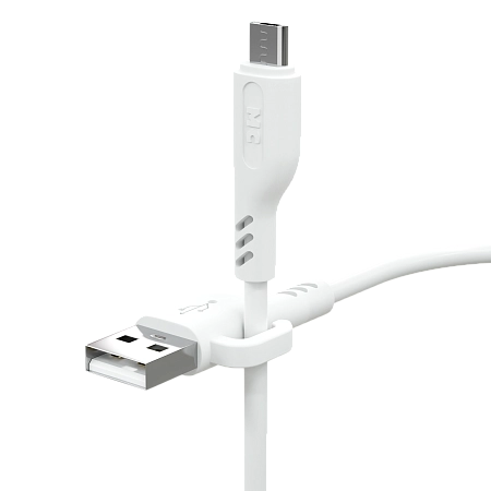 Дата-кабель USB 2.4A для micro USB More choice K81m ПВХ 1м