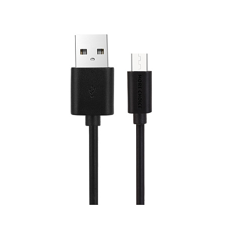 Дата-кабель USB 2.1A для micro USB More choice K13m TPE 1м