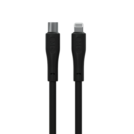 Дата-кабель USB 3.0A PD 27W для Lightning 8-pin Type-C More choice K60ia ПВХ 1м