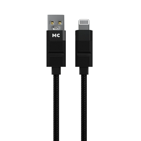 Дата-кабель USB 2.4A для Lightning 8-pin More choice K87i нейлон 2м