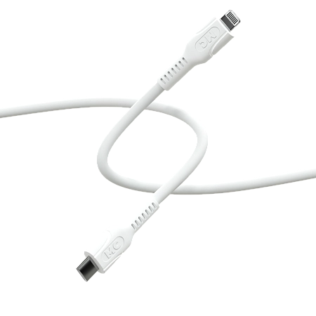 Дата-кабель USB 3.0A PD 27W для Lightning 8-pin Type-C More choice K65ia ПВХ 1м