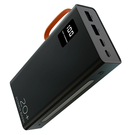 Внешний аккумулятор 20000mAh 2USB 2.1A More choice PB22-20 с кабелем 
