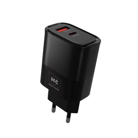 СЗУ 1USB+1Type-C 3.0A PD 20W+ QC3.0 быстрая зарядка More Choice NC81