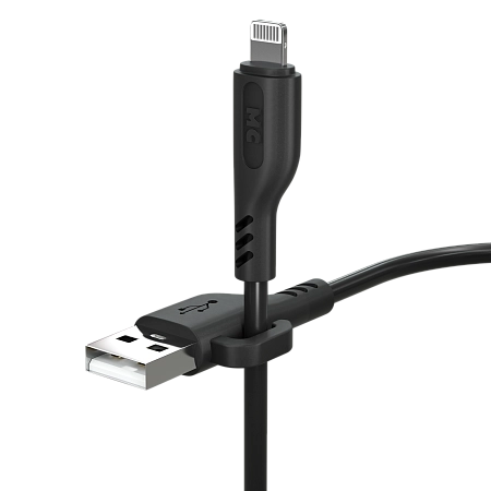 Дата-кабель USB 2.4A для Lightning 8-pin More choice K81i ПВХ 2м