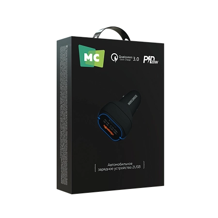 АЗУ 1USB+1Type-C 3.1A PD 20W+QC3.0 More choice AC32