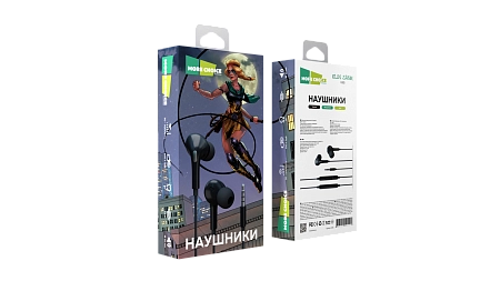 Наушники вакуумные Smart AUX разъём с МК c рег.громкости длина 1.2м More choice G31S