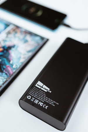 Внешний аккумулятор 20000mAh Smart 3USB Type-C 3A PD 20W+QC3.0 More choice PB32S-20 