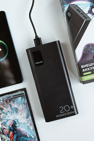 Внешний аккумулятор 20000mAh Smart 3USB Type-C 3A PD 20W+QC3.0 More choice PB32S-20 