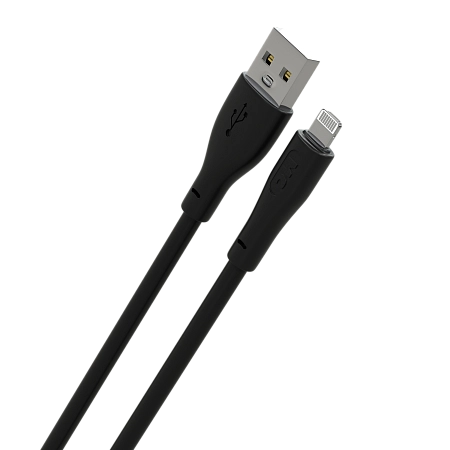 Дата-кабель USB 2.4A для Lightning 8-pin More choice K60i ПВХ 2м
