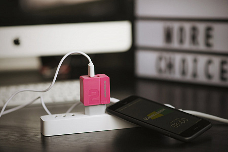 СЗУ 2USB 2.4A для Lightning 8-pin More choice NC46i