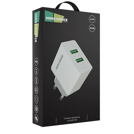 СЗУ 2USB 2.4A More choice NC11