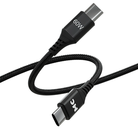 Дата-кабель USB 3.0A PD 60W для Type-C Type-C More choice K69aa нейлон 1м