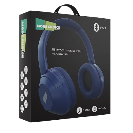Bluetooth-наушники накладные Bluetooth 5.3 400mAh More choice HW11