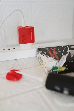 СЗУ 2USB 2.4A для Type-C More choice NC46a 1м
