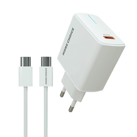 СЗУ 1Type-C 3.0A PD 20W быстрая зарядка для Type-C Type-C More choice NC60a