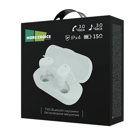Bluetooth-наушники беспроводные вакуумные More choice BW05 TWS
