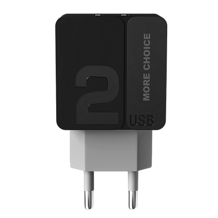 СЗУ 2USB 2.4A для Lightning 8-pin More choice NC46i