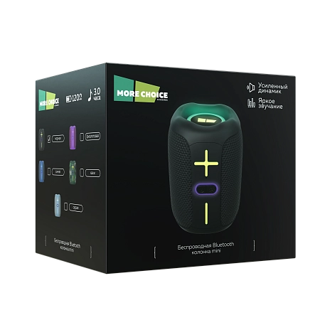 Колонка Bluetooth 5.3 8W 1200 mAh More Choice BS33