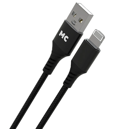 Дата-кабель USB 2.4A для Lightning 8-pin More choice K69i нейлон 2м