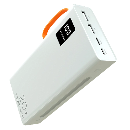 Внешний аккумулятор 20000mAh 2USB 2.1A More choice PB22-20 с кабелем 