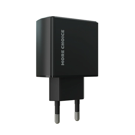 СЗУ 1USB+1Type-C 3.0A PD 20W+QC3.0 быстрая зарядка More choice NC61