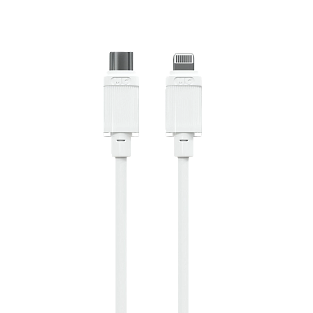Дата-кабель USB 3.0A PD 27W для Lightning 8-pin Type-C More choice K67ia ПВХ 1м 