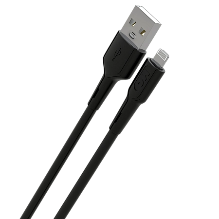 Дата-кабель USB 2.4A для Lightning 8-pin More choice K63i ПВХ 2м