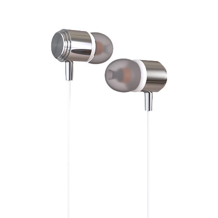 Наушники вакуумные AUX разъём с МК без рег.громкости длина 1.2м More choice G51
