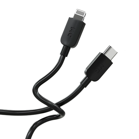 Дата-кабель USB 3.0A PD 27W для Lightning 8-pin Type-C More choice K85ia ПВХ 1м